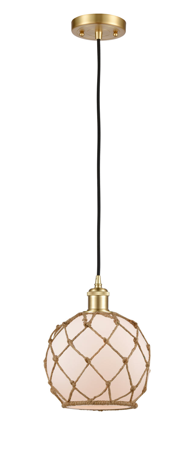 Innovations 516-1P-SG-G121-8RB-LED LED Mini Pendant, Satin Gold