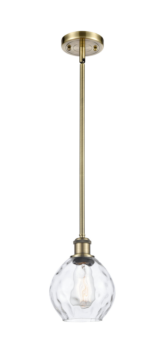 Innovations 516-1S-AB-G362 One Light Mini Pendant, Antique Brass