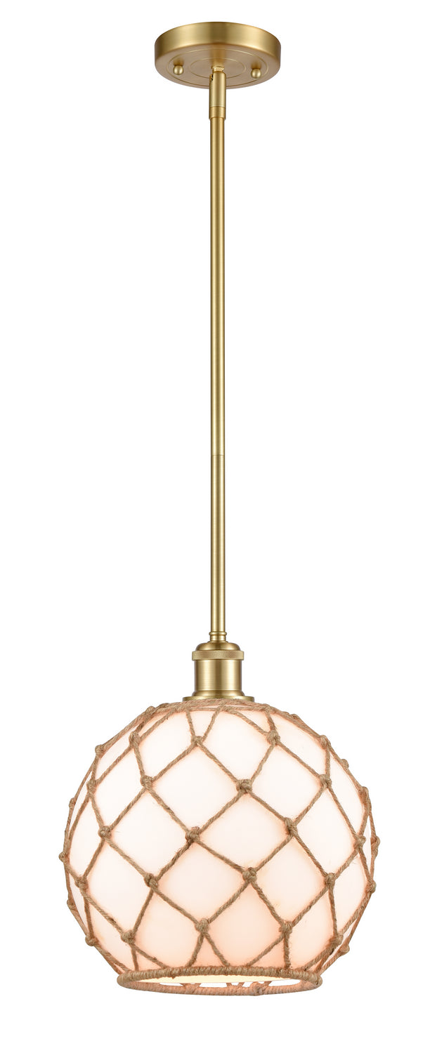 Innovations 516-1S-SG-G121-10RB-LED LED Mini Pendant, Satin Gold