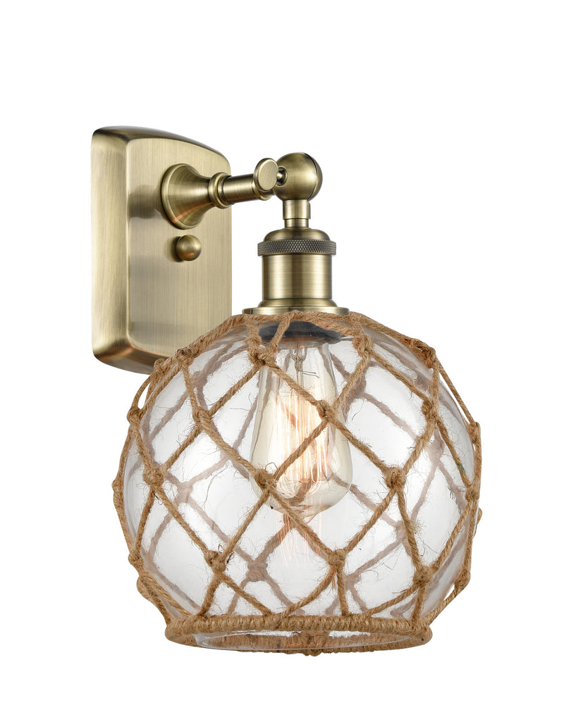 Innovations 516-1W-AB-G122-8RB-LED LED Wall Sconce, Antique Brass