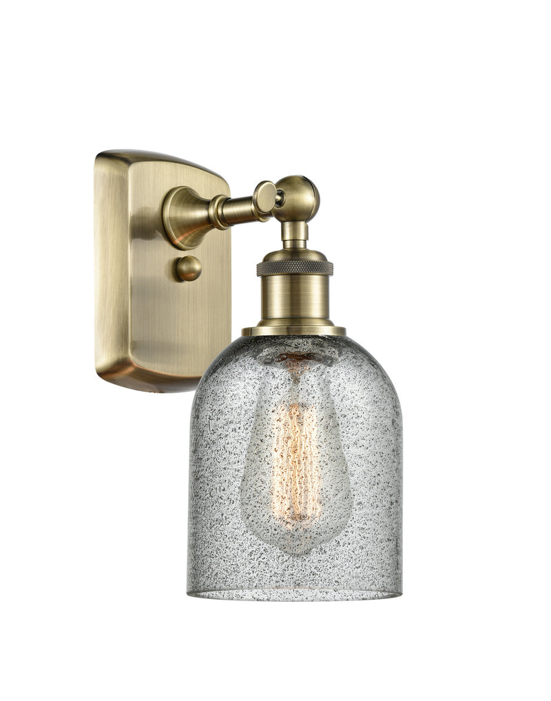 Innovations 516-1W-AB-G257 One Light Wall Sconce, Antique Brass