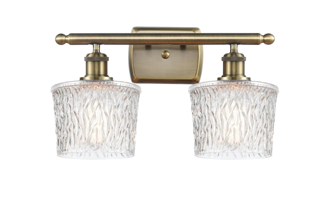 Innovations 516-2W-AB-G402 Two Light Bath Vanity, Antique Brass
