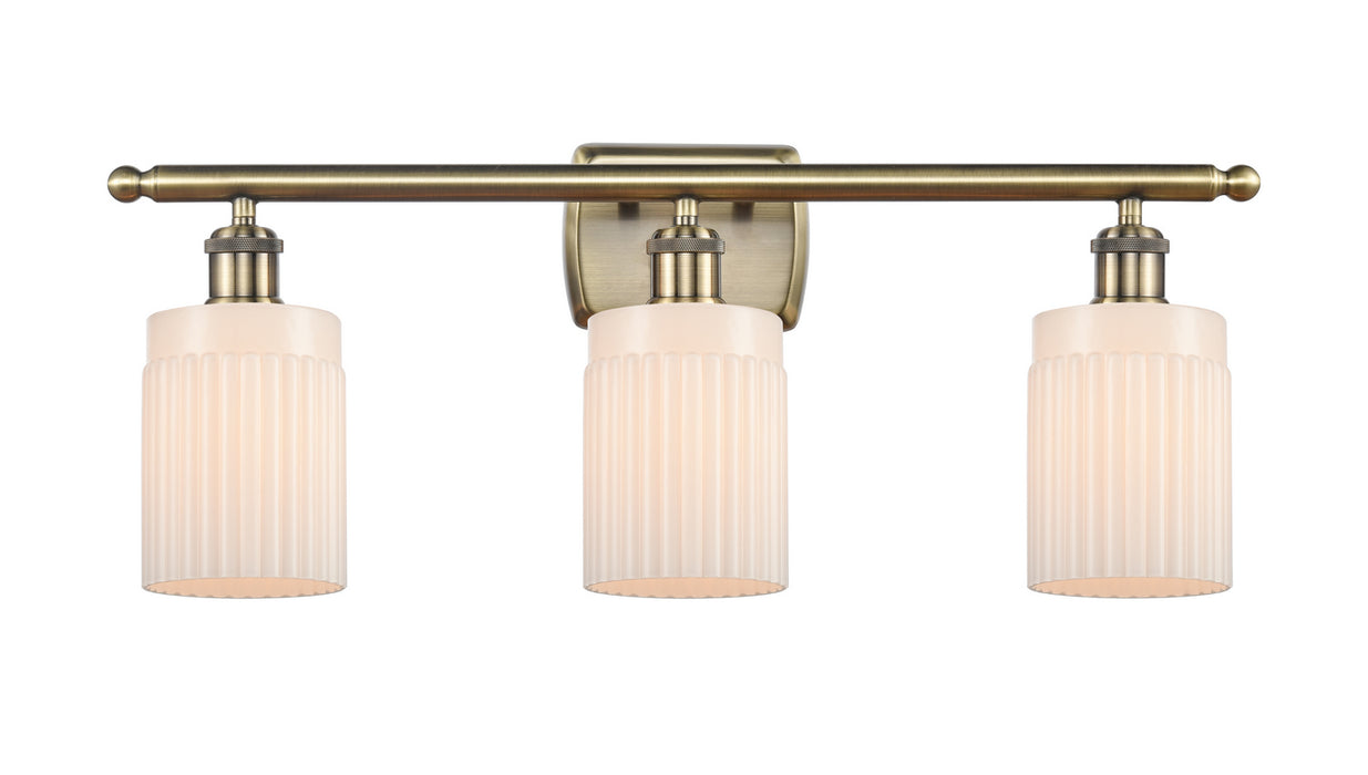 Innovations 516-3W-AB-G341 Three Light Bath Vanity, Antique Brass