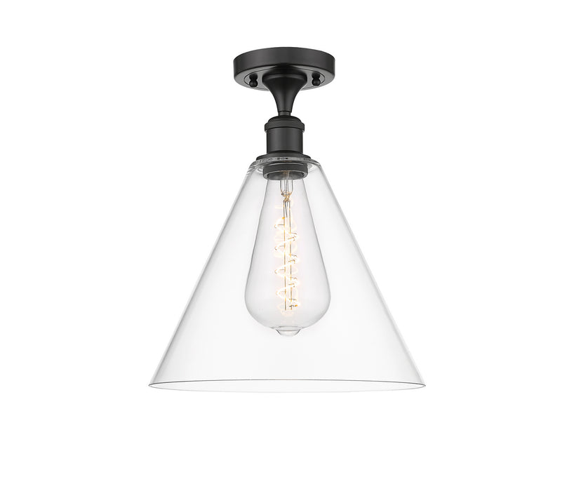 Innovations 516-1C-OB-GBC-122-LED LED Semi-Flush Mount, Oil Rubbed Bronze