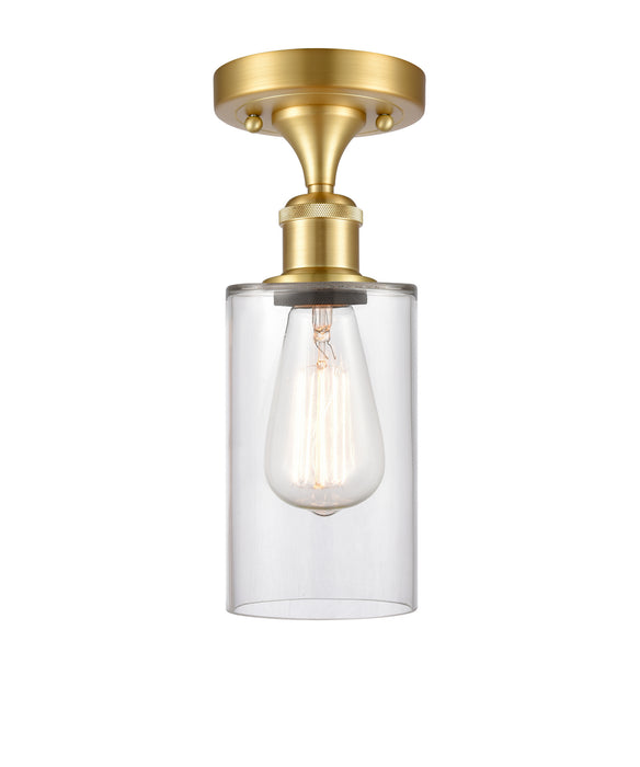 Innovations 516-1C-SG-G802-LED LED Semi-Flush Mount, Satin Gold