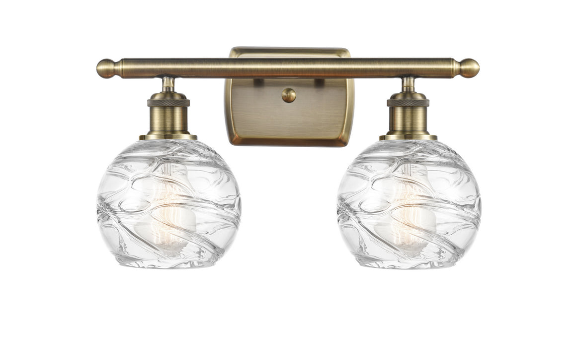 Innovations 516-2W-AB-G1213-6 Two Light Bath Vanity, Antique Brass