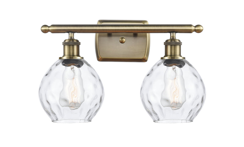 Innovations 516-2W-AB-G362-LED LED Bath Vanity, Antique Brass
