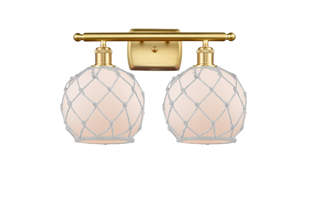 Innovations 516-2W-SG-G121-8RW-LED LED Bath Vanity, Satin Gold