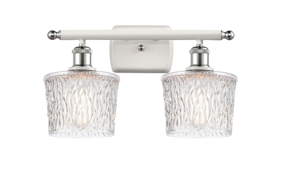Innovations 516-2W-WPC-G402-LED LED Bath Vanity, White Polished Chrome