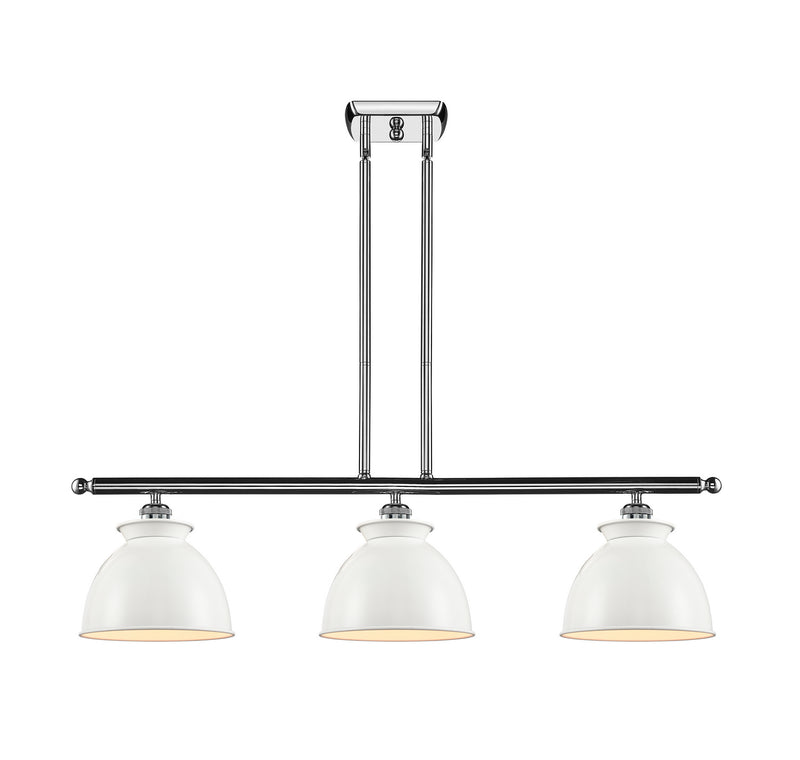 Innovations 516-3I-PC-M14-W Three Light Island Pendant, Polished Chrome