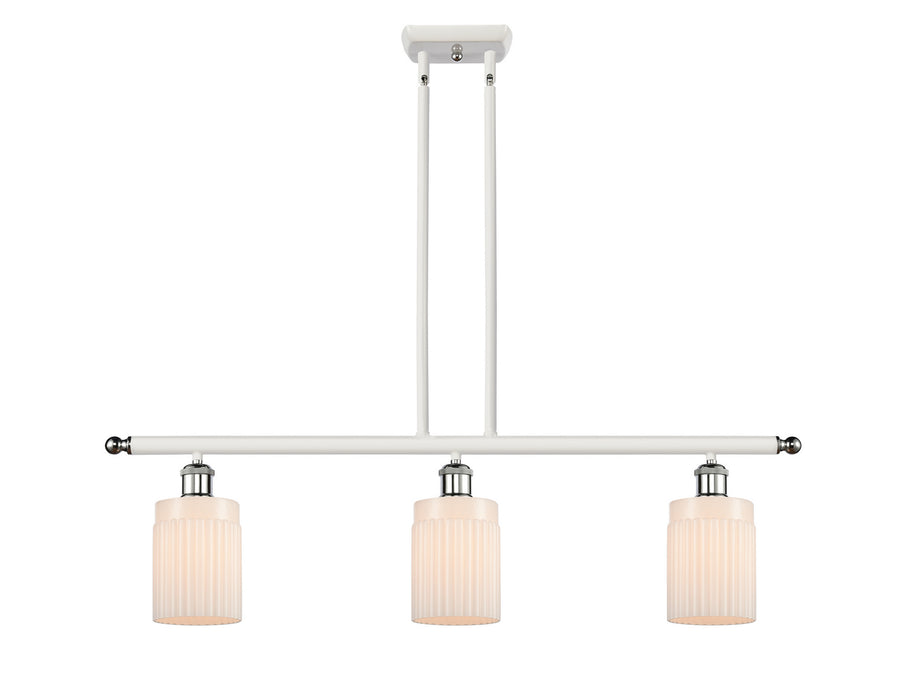 Innovations 516-3I-WPC-G341 Three Light Island Pendant, White Polished Chrome