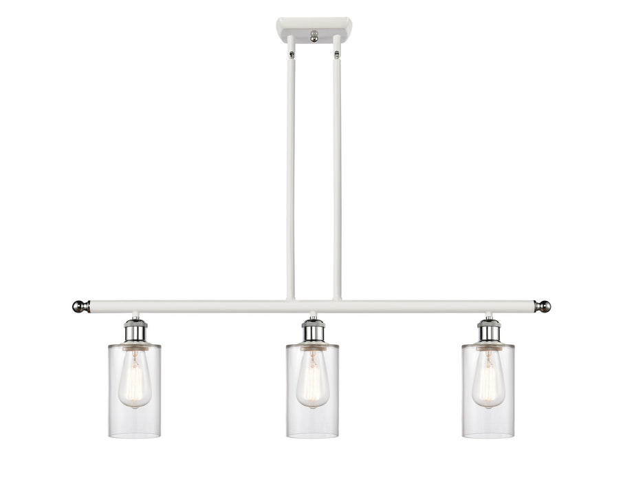 Innovations 516-3I-WPC-G802-LED LED Island Pendant, White Polished Chrome