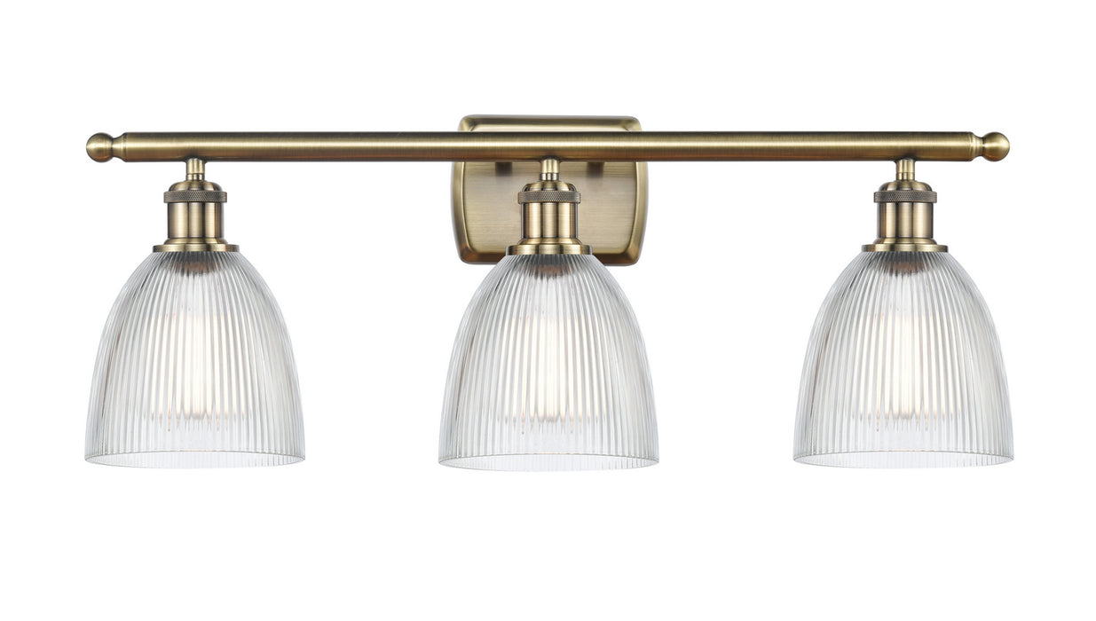 Innovations 516-3W-AB-G382 Three Light Bath Vanity, Antique Brass