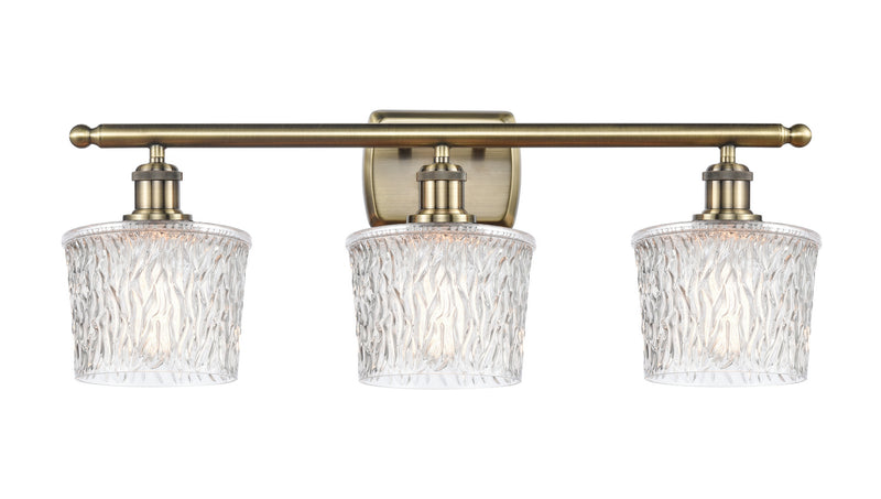 Innovations 516-3W-AB-G402 Three Light Bath Vanity, Antique Brass