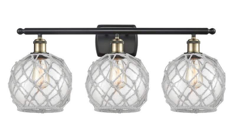 Innovations 516-3W-BAB-G122-8RW-LED LED Bath Vanity, Black Antique Brass