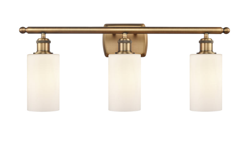 Innovations 516-3W-BB-G801 Three Light Bath Vanity, Brushed Brass