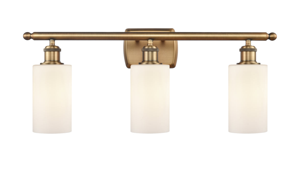 Innovations 516-3W-BB-G801 Three Light Bath Vanity, Brushed Brass