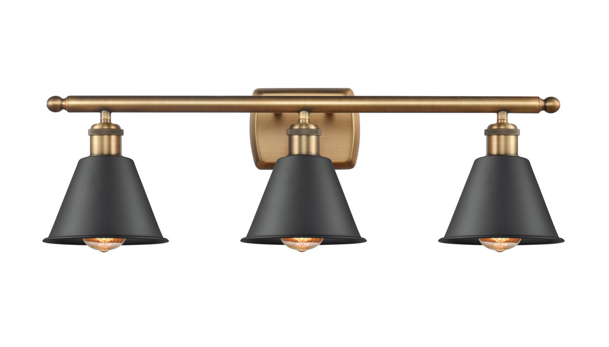 Innovations 516-3W-BB-M8-LED LED Bath Vanity, Brushed Brass