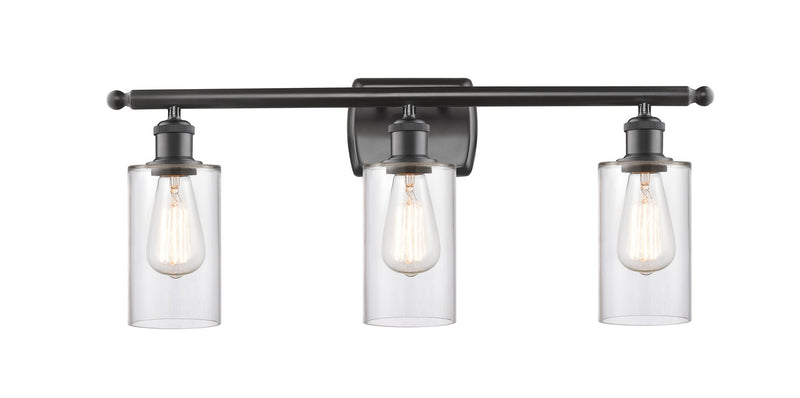 Innovations 516-3W-OB-G802 Three Light Bath Vanity, Oil Rubbed Bronze