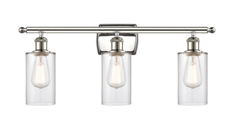 Innovations 516-3W-PN-G802 Three Light Bath Vanity, Polished Nickel