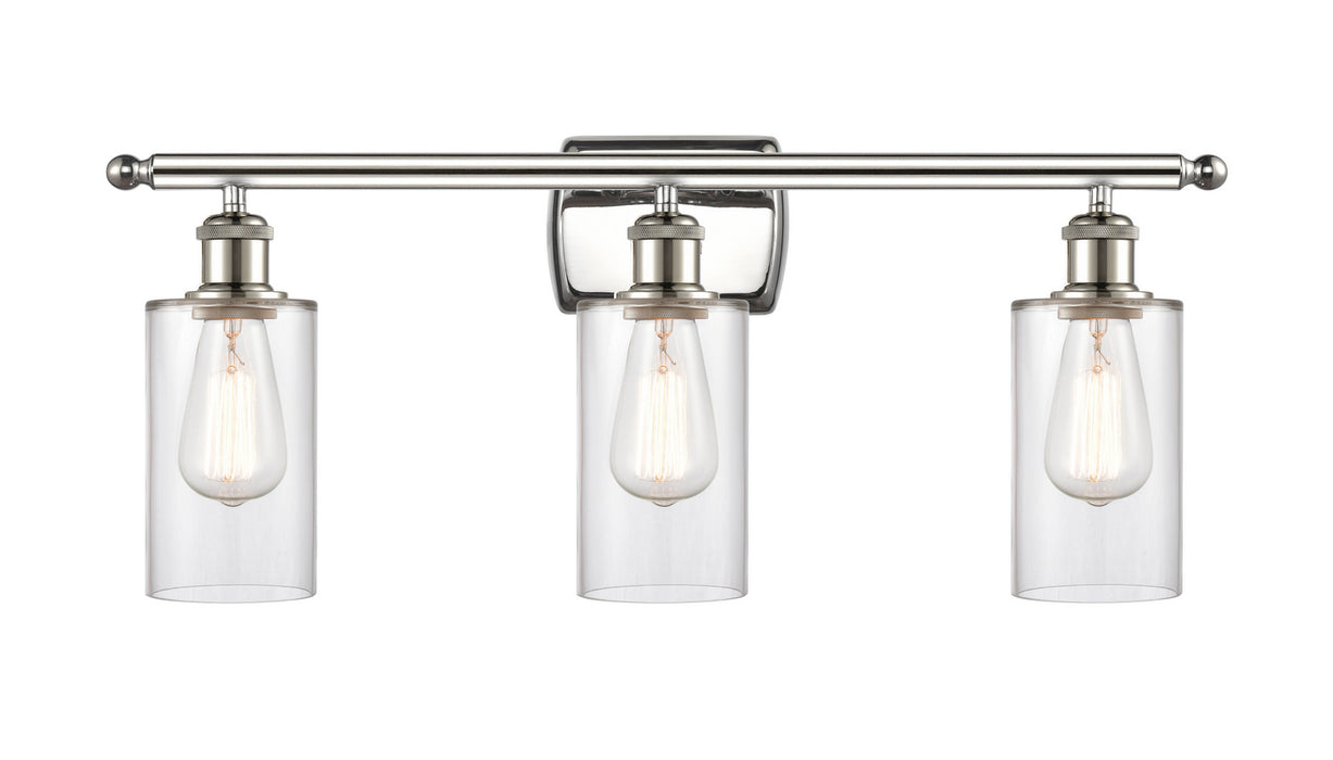 Innovations 516-3W-PN-G802 Three Light Bath Vanity, Polished Nickel