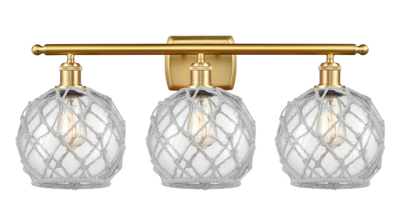 Innovations 516-3W-SG-G122-8RW-LED LED Bath Vanity, Satin Gold