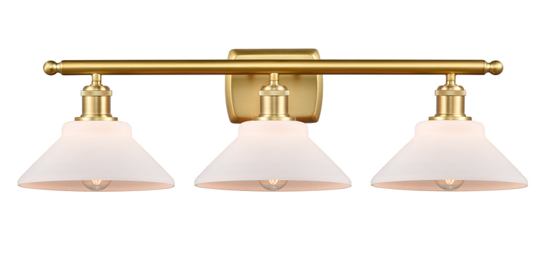 Innovations 516-3W-SG-G131-LED LED Bath Vanity, Satin Gold
