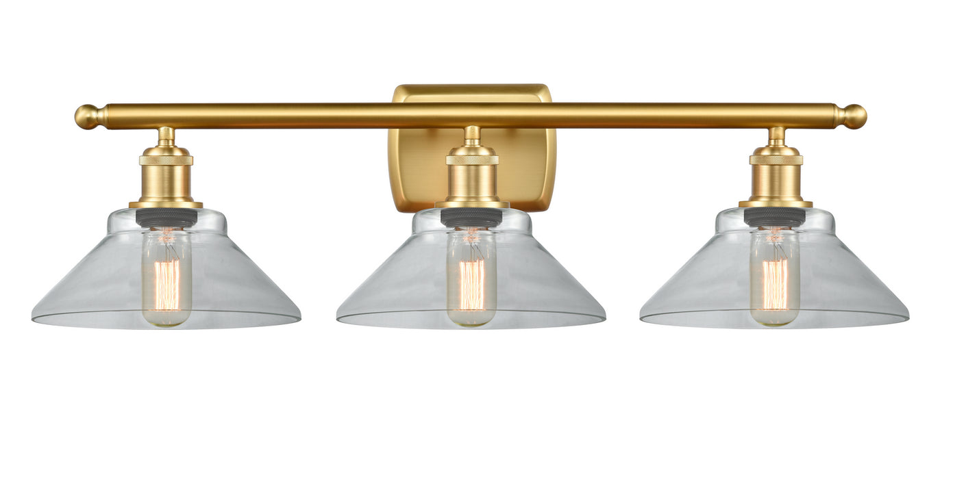 Innovations 516-3W-SG-G132-LED LED Bath Vanity, Satin Gold