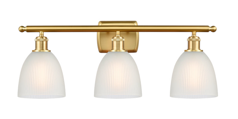 Innovations 516-3W-SG-G381-LED LED Bath Vanity, Satin Gold