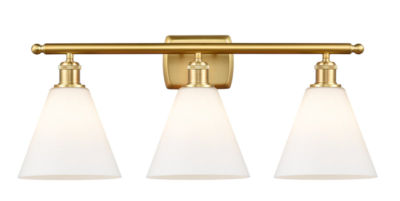 Innovations 516-3W-SG-GBC-81-LED LED Bath Vanity, Satin Gold