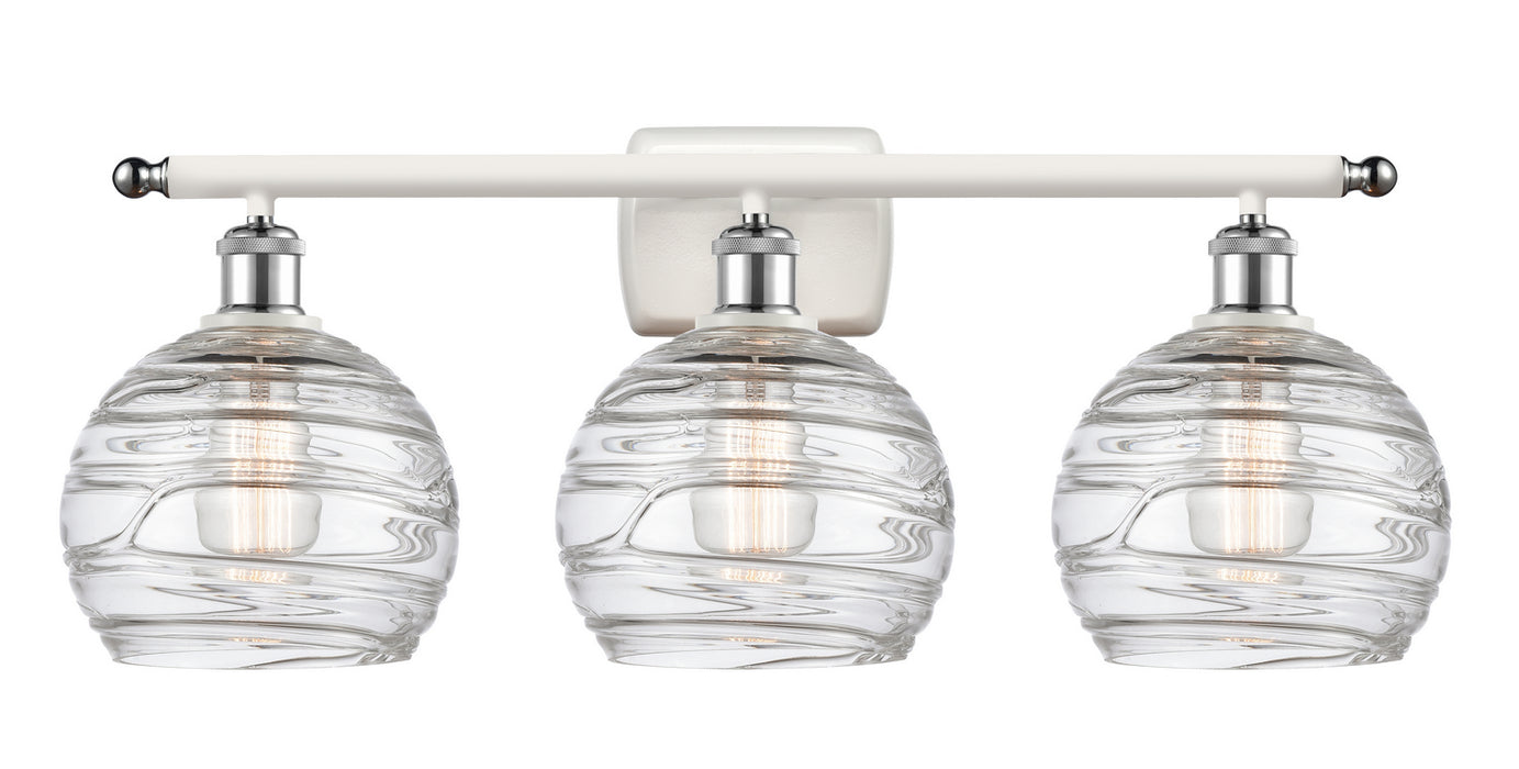 Innovations 516-3W-WPC-G1213-8-LED LED Bath Vanity, White Polished Chrome