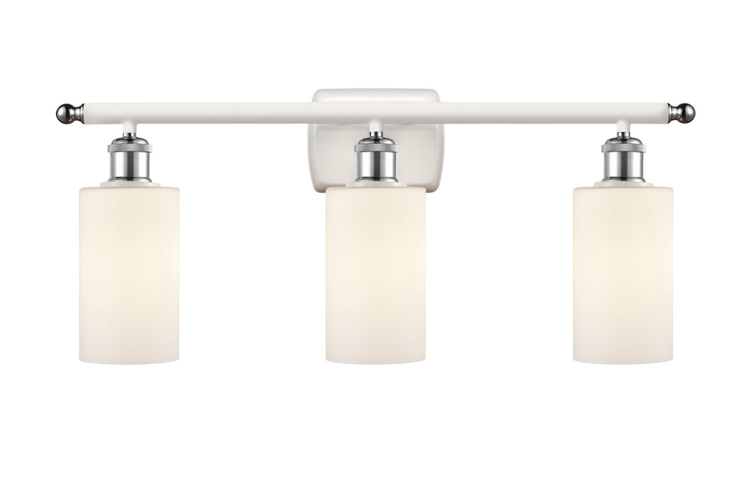 Innovations 516-3W-WPC-G801-LED LED Bath Vanity, White Polished Chrome