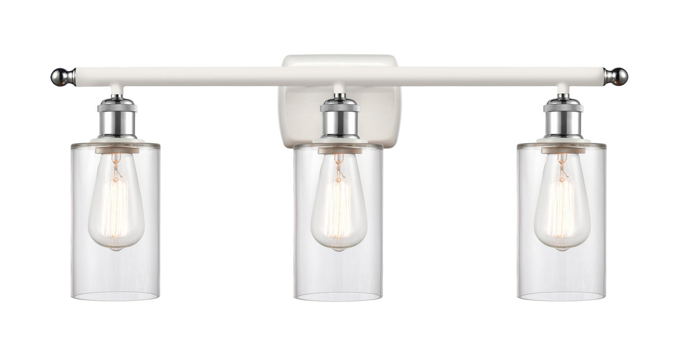 Innovations 516-3W-WPC-G802-LED LED Bath Vanity, White Polished Chrome