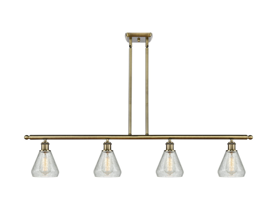 Innovations 516-4I-AB-G275-LED LED Island Pendant, Antique Brass