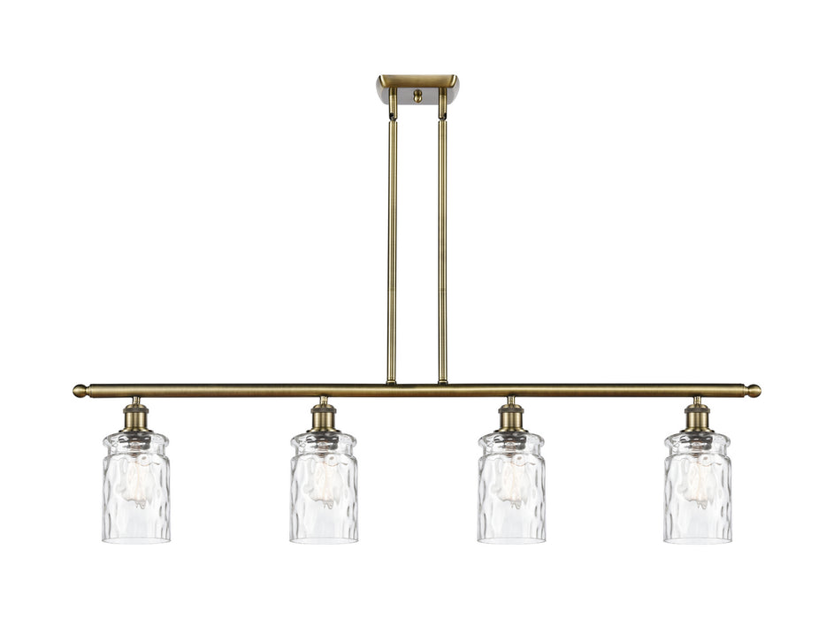Innovations 516-4I-AB-G352 Four Light Island Pendant, Antique Brass