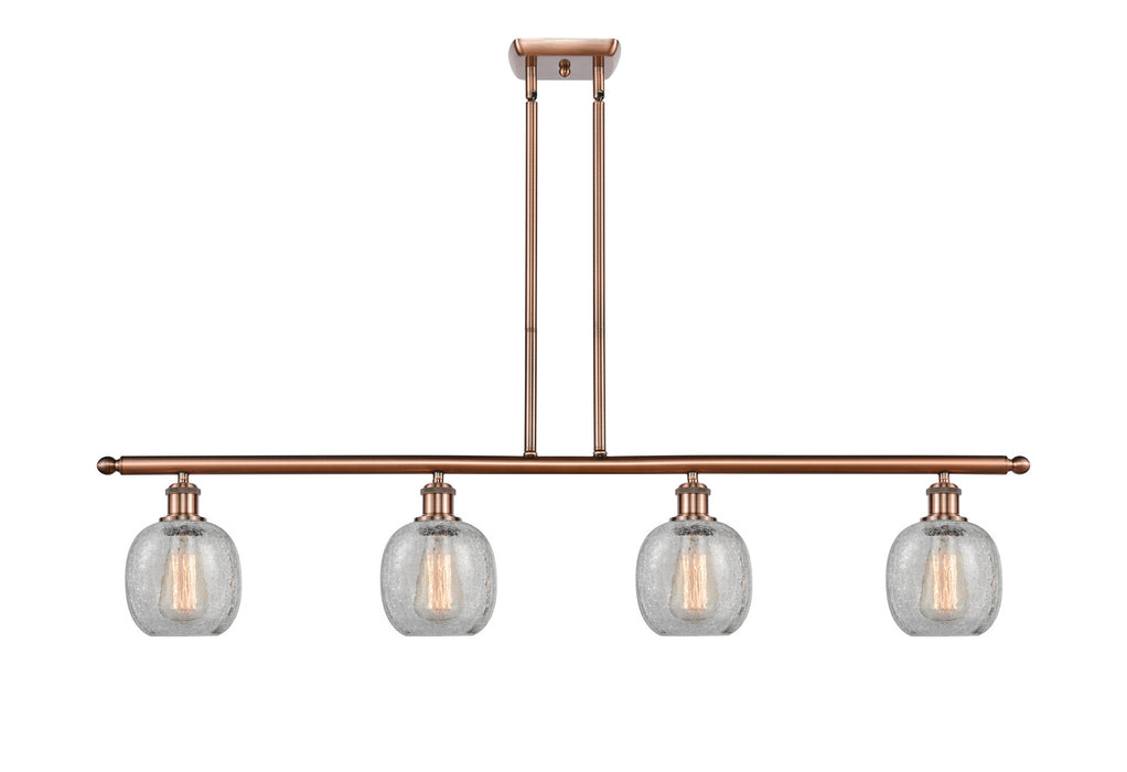 Innovations 516-4I-AC-G105 Four Light Island Pendant, Antique Copper