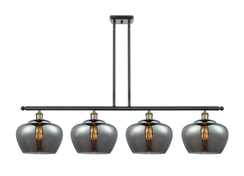 Innovations 516-4I-BAB-G93-L Four Light Island Pendant, Black Antique Brass