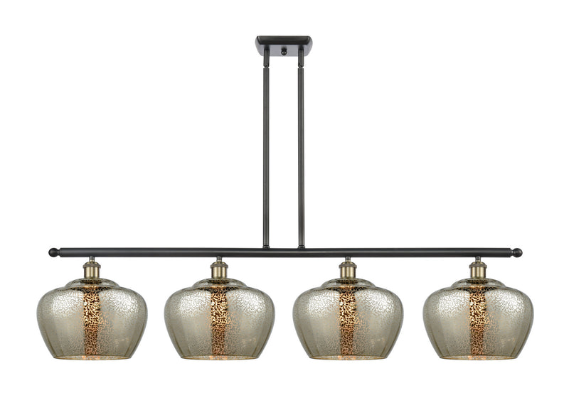 Innovations 516-4I-BAB-G96-L Four Light Island Pendant, Black Antique Brass