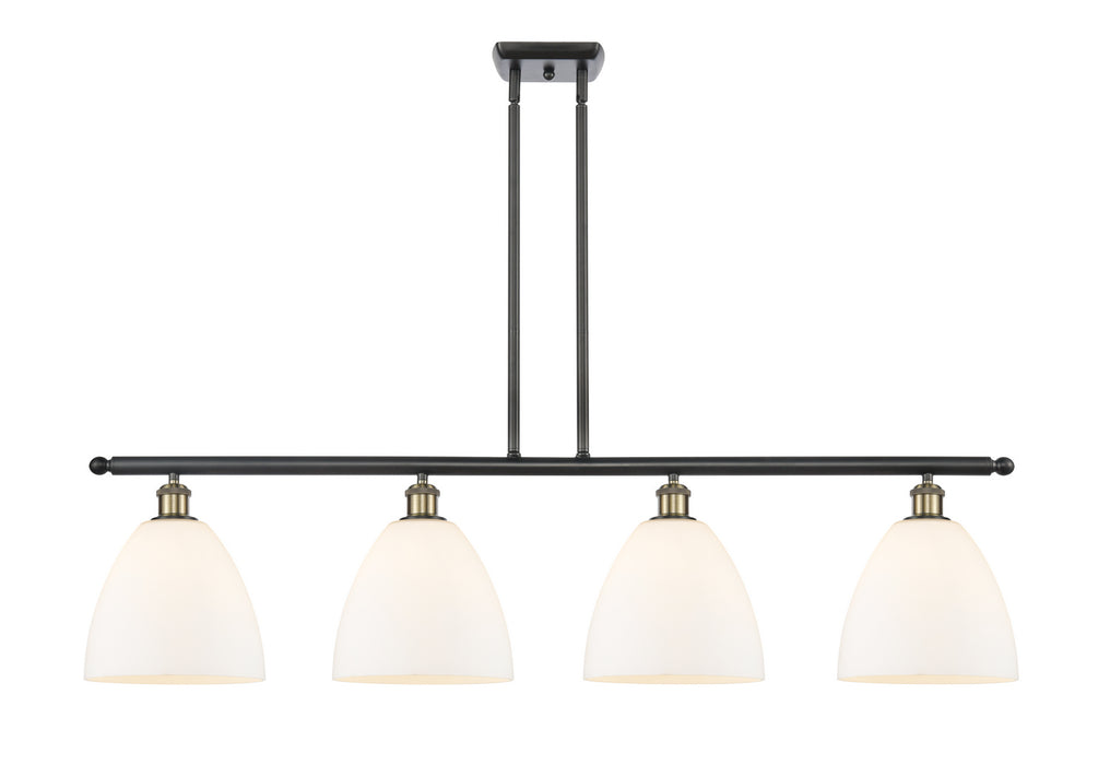 Innovations 516-4I-BAB-GBD-91 Four Light Island Pendant, Black Antique Brass