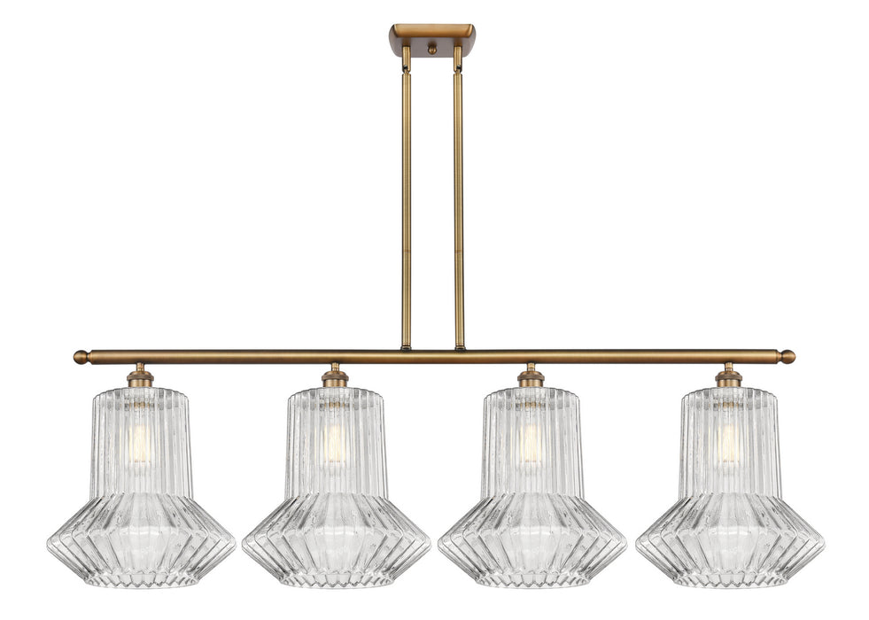 Innovations 516-4I-BB-G212-LED LED Island Pendant, Brushed Brass