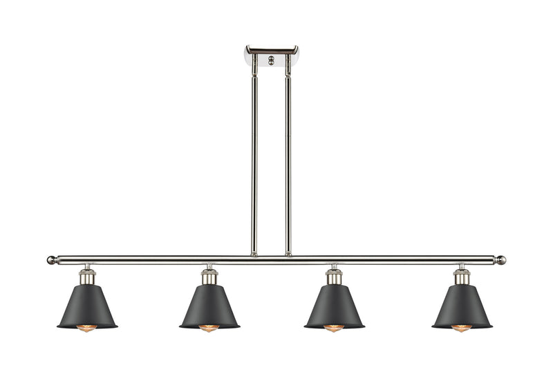 Innovations 516-4I-PN-M8-LED LED Island Pendant, Polished Nickel