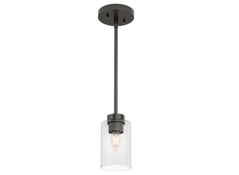 Hunter 19013 One Light Pendant, Noble Bronze