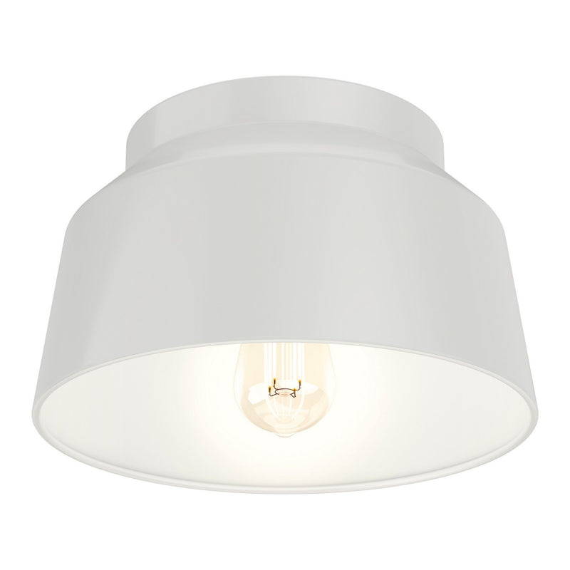 Hunter 19022 One Light Flush Mount, Dove Grey