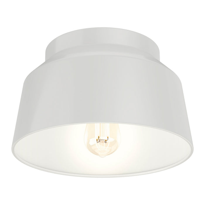 Hunter 19022 One Light Flush Mount, Dove Grey