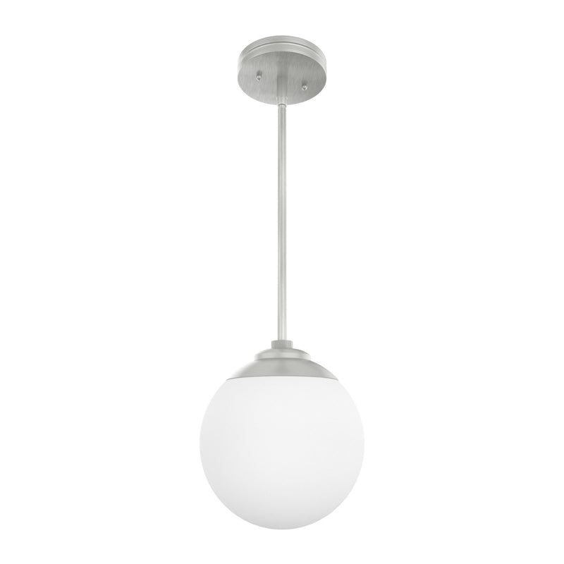 Hunter 19169 One Light Pendant, Brushed Nickel