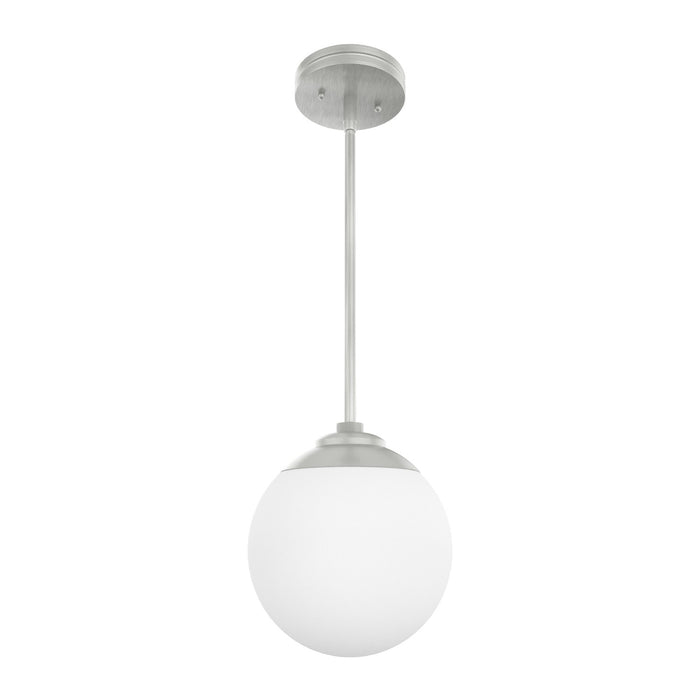 Hunter 19169 One Light Pendant, Brushed Nickel