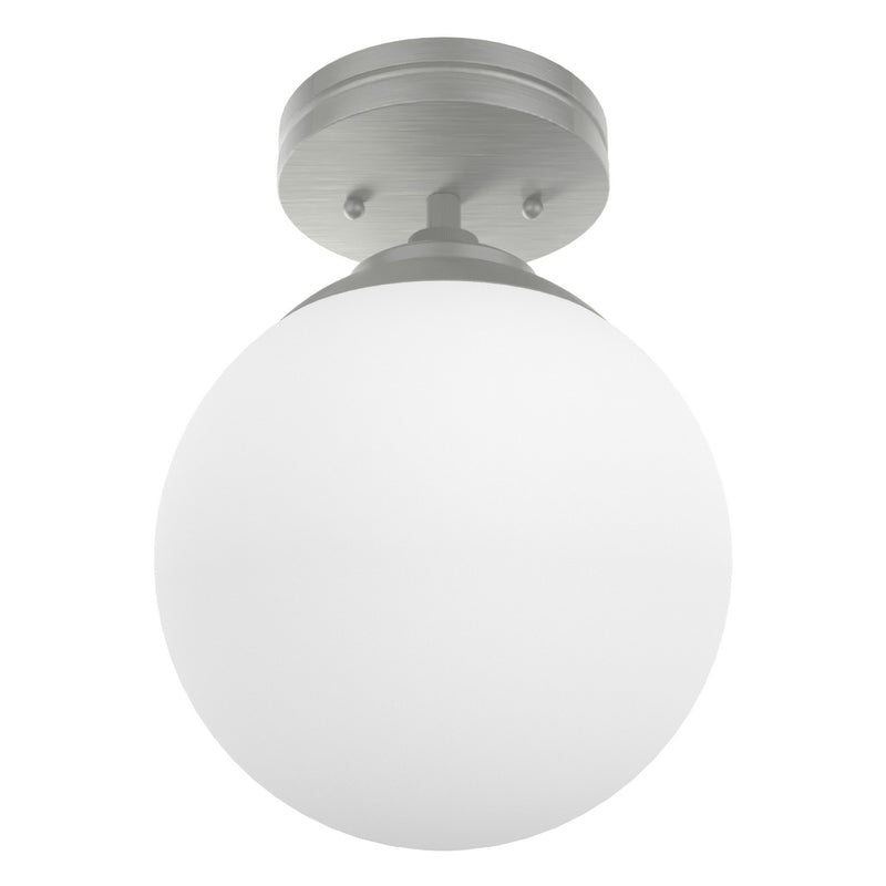 Hunter 19170 One Light Flush Mount, Brushed Nickel