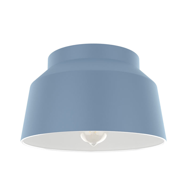 Hunter 19173 One Light Flush Mount, Indigo Blue