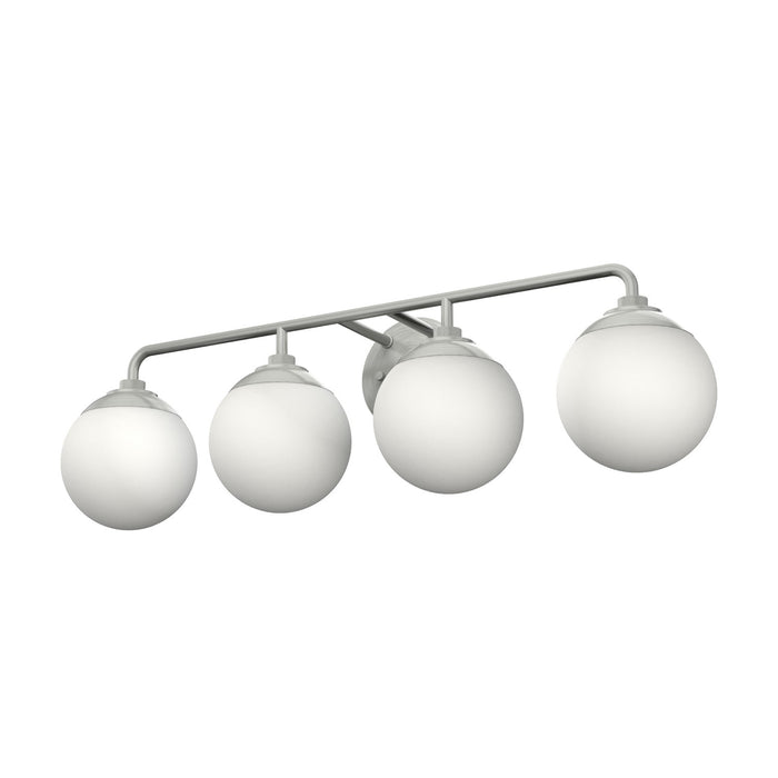 Hunter 19180 Four Light Bathroom Vanity, Brushed Nickel