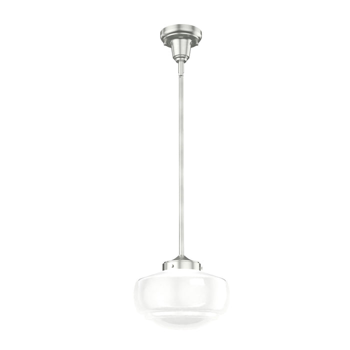 Hunter 19190 One Light Pendant, Brushed Nickel